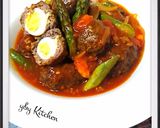 Foto langkah ke 6 dari resep Bola daging sapi isi telur puyuh bumbu tomat.