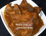 A picture of step 7 of Miyar kayan ciki.