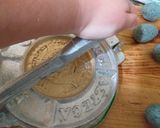 Foto del paso 4 de la receta: Tortillas de Harina Azul