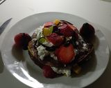 Foto del paso 4 de la receta: Panqueques esponjosos de chocolate 🥞