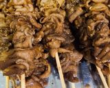 Foto langkah ke 3 dari resep Sate Usus Ayam Bacem.