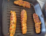 A picture of step 7 of Seekh kabab paratha.