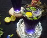 A picture of step 6 of Butterfly Pea Flower Mojito.