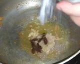 A picture of step 7 of Tiranga Pulao.
