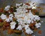 A picture of step 4 of Chilli paneer bhurji.
