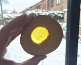 A picture of step 5 of Stained glass window biscuits.