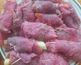 Foto del paso 2 de la receta: Pajaritos (rollos de carne con verduras)