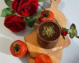 عکس مرحله 2 از دستور پودینگ خرمالو شکلاتی