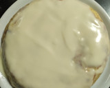 Foto del paso 5 de la receta: Tortilla de patatas rellena de jamón serrano y topping de alioli y jamón crujiente