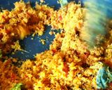 Foto langkah ke 7 dari resep Serundeng Teri Tempe Pedas.