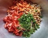 A picture of step 2 of Aloo Kabli.