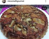Foto del paso 3 de la receta: Tarta invertida de avena, yogur y manzana. 😁