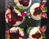 Pista custard with banana jelly & plum jam recipe step 3 photo