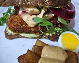 Foto del paso 12 de la receta: Hamburguesa de pollo