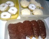 Foto langkah ke 8 dari resep Donut paha ayam (donut pandan).