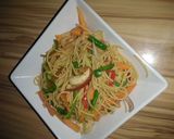 A picture of step 5 of Spaghetti surprise.