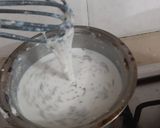 A picture of step 4 of Teragon steaks with garlic rice and vegs.