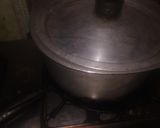 A picture of step 5 of Masala mater poulao.