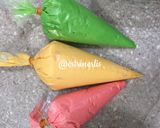 Foto langkah ke 4 dari resep Lidah kucing rainbow anti gagal.