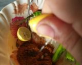 A picture of step 3 of Mutton With Capsicum and Cabbage.