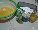 Foto langkah ke 2 dari resep Bolu kukus Matcha.