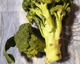 A picture of step 1 of #176 Broccoli Frittata Sandwiches.