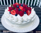 A picture of step 10 of Strawberry Cake with Cream Cheese Frosting 🎂.