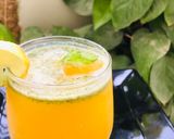 A picture of step 4 of Orange Mint Slush.