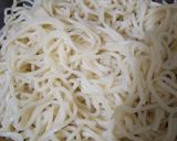 A picture of step 1 of Veg.schezwan noodles.