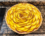 Foto del paso 14 de la receta: Tarta de hojaldre y melocotones con crema de limón