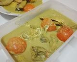 Gambar langkah 7 resipi Ikan Merah Masak Lemak Cili Padi+Mangga Muda.