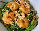 Foto langkah ke 6 dari resep Cah Kangkung Udang Pedas #MasakTanpaMicin.