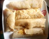 A picture of step 1 of Simple fried shawarma.