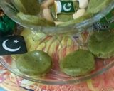 A picture of step 2 of Pistachio mithai #Azadicontest.