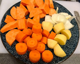 Foto del paso 2 de la receta: Crema de batata 🍠, zanahoria 🥕 y jengibre