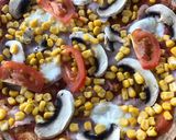Egyszerű, gyors és diétás pizza tortillából 🍕 recept fázis 3 fotója