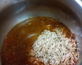 A picture of step 5 of Lobia chawal.