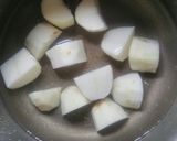 A picture of step 1 of Alu Kabli (Spicy Aloo Chaat).