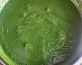 A picture of step 5 of Sarson dain saag.