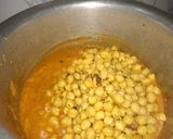 A picture of step 6 of Punjabi chole masala.