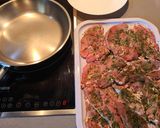 Foto del paso 4 de la receta Chuletas de cabezada de cerdo a la plancha con vinagreta