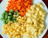 Hình bước làm 1 của món Salad Nga