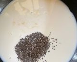 A picture of step 2 of Fruit Custard Oats.