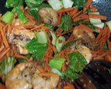Foto langkah ke 3 dari resep Bihun goreng udang.