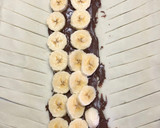 Foto del paso 2 de la receta: Trenza de hojaldre rellena de nutella y plátano 🍌