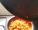 A picture of step 10 of Chana masala/chole masala.
