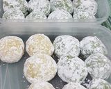 Foto langkah ke 4 dari resep Mochi isi kacang tanah.
