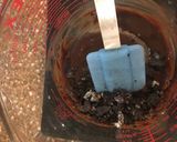 A picture of step 3 of Chocolate Oreo Krispie Bar.