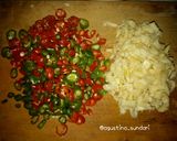 Foto langkah ke 4 dari resep 112. Tahu cabe garam.