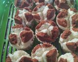 Foto langkah ke 9 dari resep Bolu Kukus Zebra irit 1 Telur.